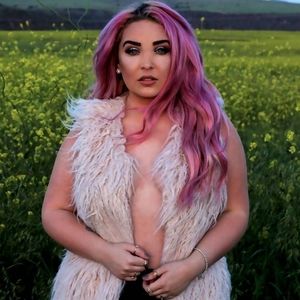 Rue21 Blush pink Faux fur vest